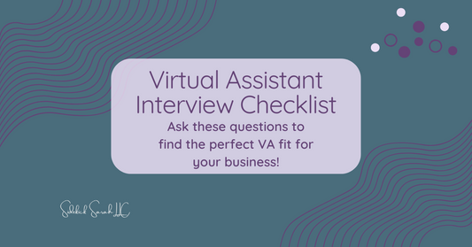 virtual assistant interview checklist